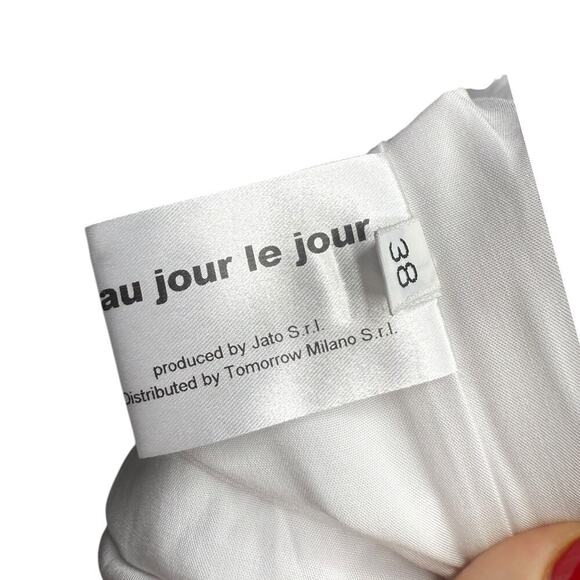 AU JOUR LE JOUR  WHITE DRESS SZ 38 (US 2-4) - Picture 10 of 13